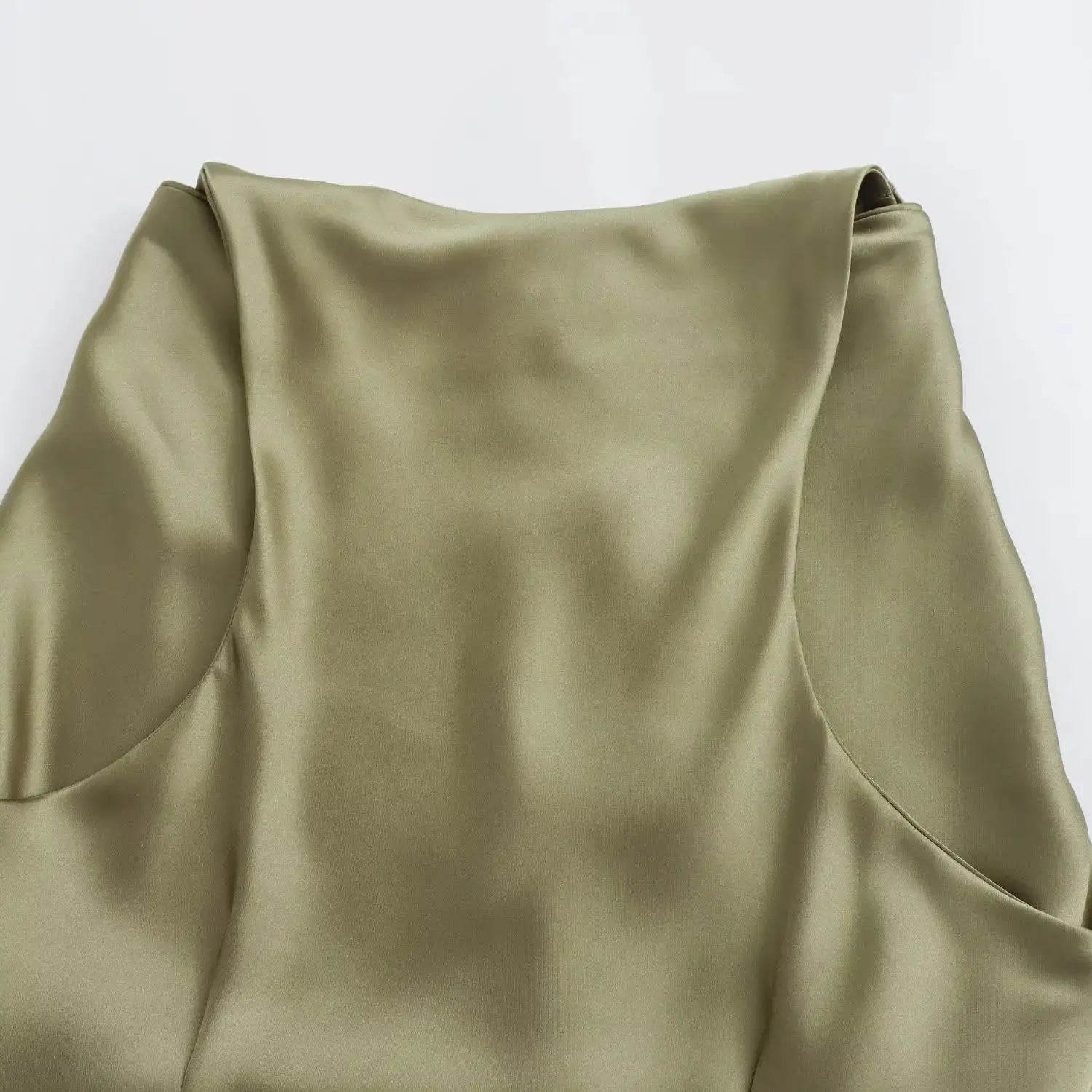 TRAF Satin Long Dresses for Women 2024 Summer Slip Midi Dress Woman Sexy Evening Party Dress Sleeveless Female Elegant Dresses