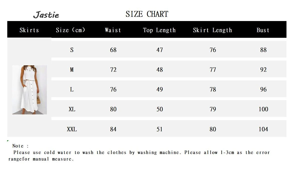 Summer Outfits For Women 2023 New Casual Cotton Linen Suit Loose Sleeveless Vest Single-breasted Skirt 2 Piece Set Women Outfit